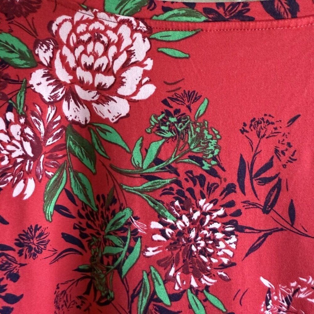 The Pioneer Woman Blouse Top Size XL Floral V-Neck Pullover 3/4 Sleeve Casual - Picture 3 of 8